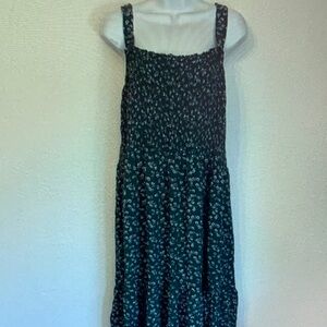 GAP Floral Maxi Dress - Black and White